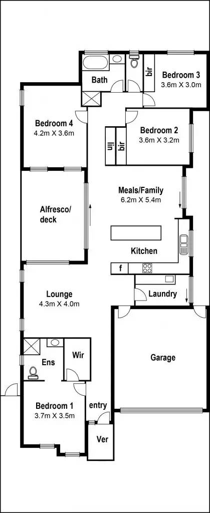 Floorplan of Homely house listing, 5 Absinthe Place, Epping VIC 3076