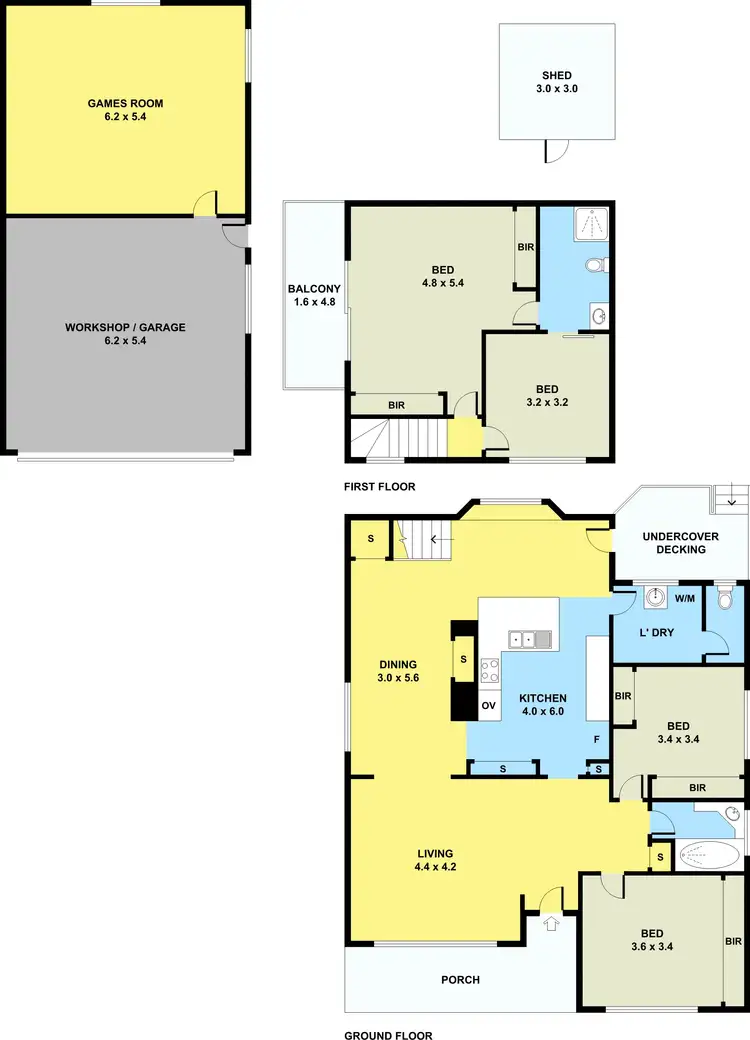 Floorplan of Homely house listing, 18 Cosmos Street, Glenroy VIC 3046
