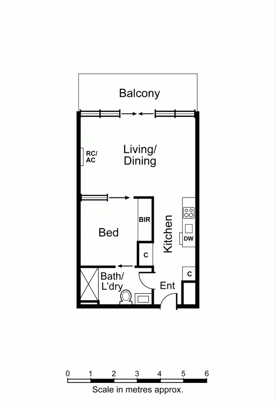 Floorplan of Homely apartment listing, 313/839 Dandenong Road, Malvern East VIC 3145