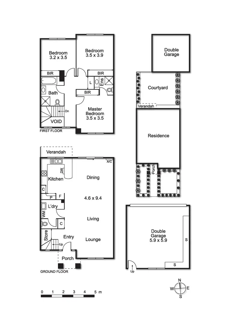 Floorplan of Homely townhouse listing, 18 Mulsanne Lane, Bentleigh East VIC 3165