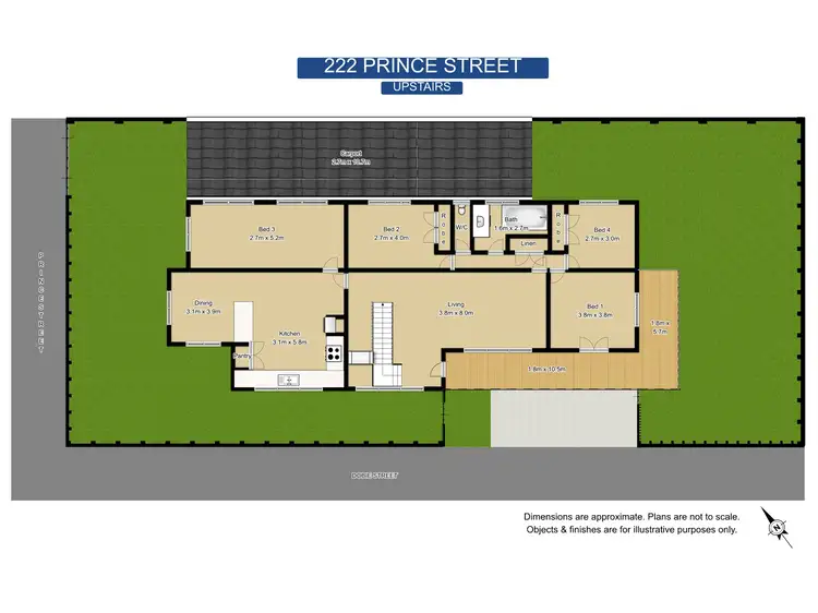 Floorplan of Homely house listing, 222 Prince Street, Grafton NSW 2460