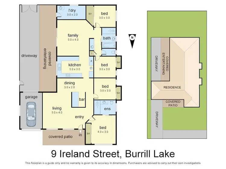Floorplan of Homely house listing, 9 Ireland Street, Burrill Lake NSW 2539