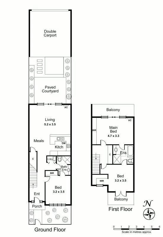 Floorplan of Homely townhouse listing, 19 Highview Road, Bentleigh East VIC 3165