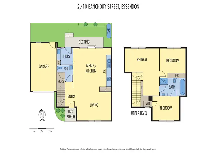 Floorplan of Homely townhouse listing, 2/10 Banchory Street, Essendon VIC 3040