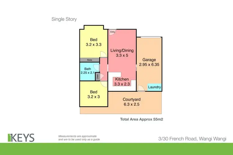 Floorplan of Homely house listing, 3/30 French Road, Wangi Wangi NSW 2267