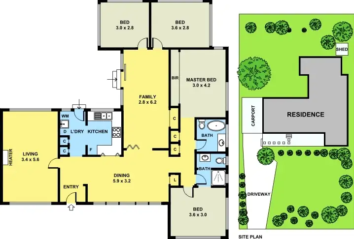 Floorplan of Homely house listing, 7 Highton Street, Ringwood East VIC 3135