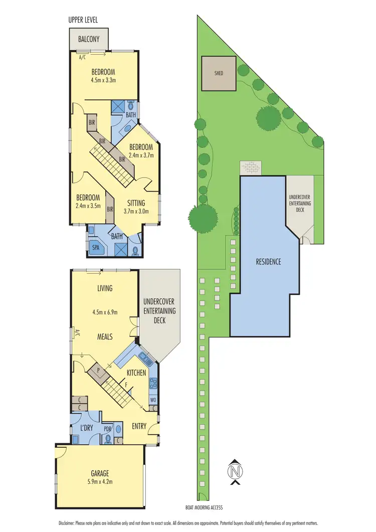 Floorplan of Homely townhouse listing, 1/192 Mcleod Road, Patterson Lakes VIC 3197