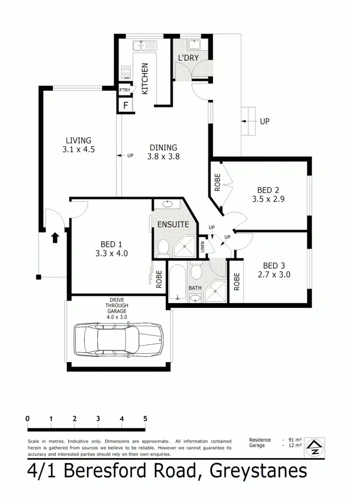 Floorplan of Homely house listing, 4/1 Beresford Road, Greystanes NSW 2145