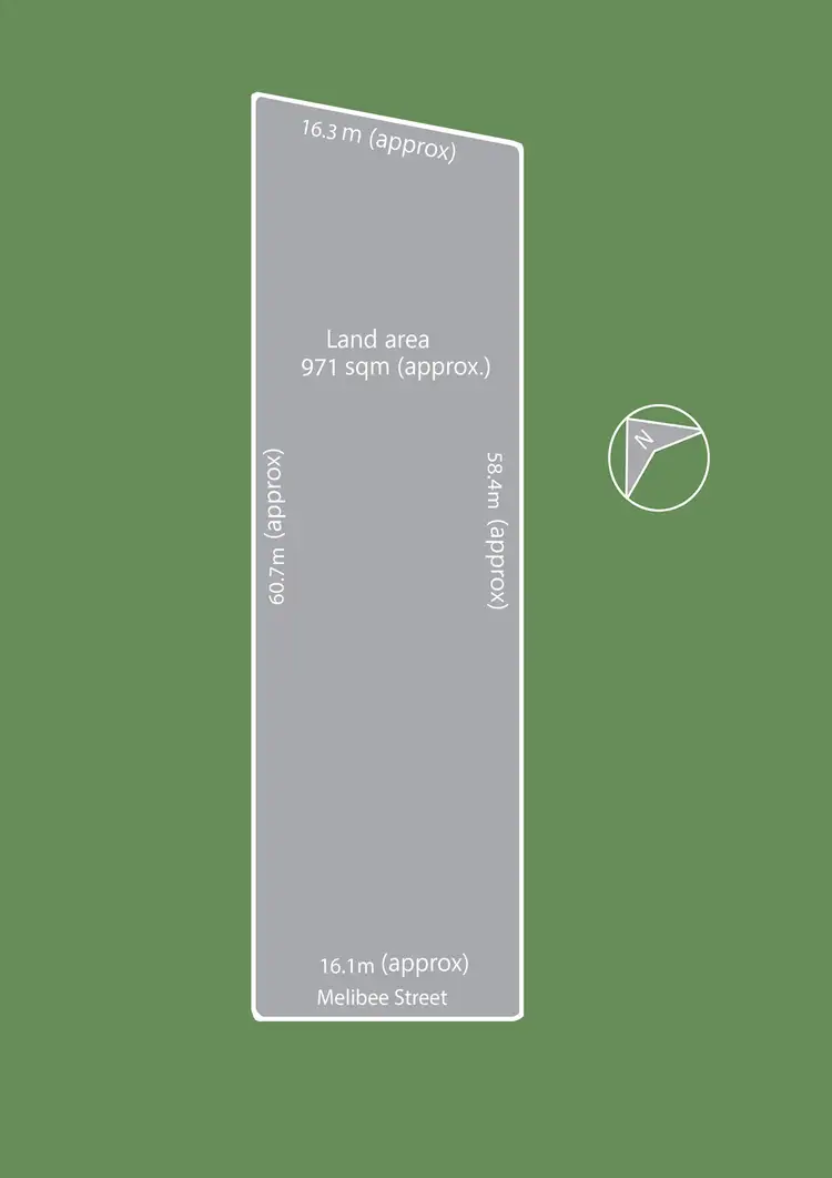Floorplan of Homely land listing, 34 Melibee Street, Blairgowrie VIC 3942
