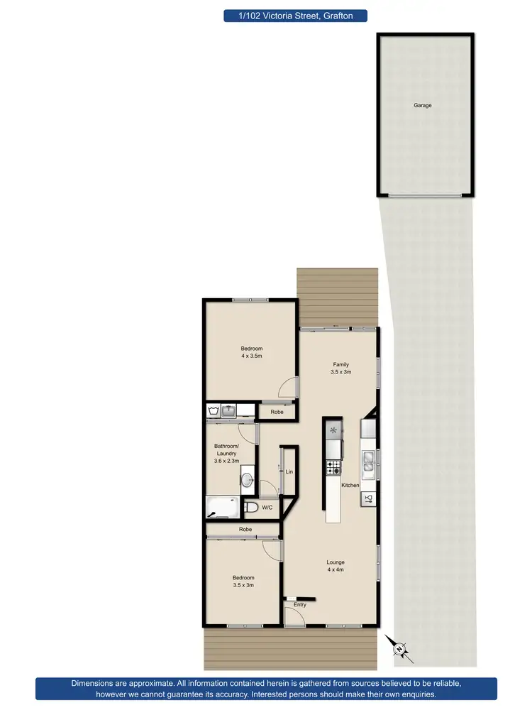 Floorplan of Homely house listing, 102 Victoria Street, Grafton NSW 2460