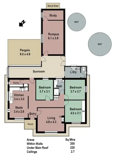 Floorplan of Homely house listing, 51 Gladigau Road, Mount Torrens SA 5244