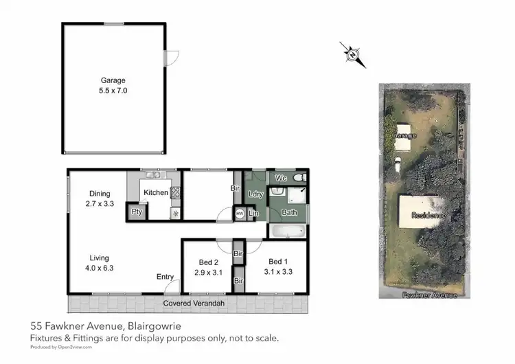 Floorplan of Homely house listing, 55 Fawkner Avenue, Blairgowrie VIC 3942