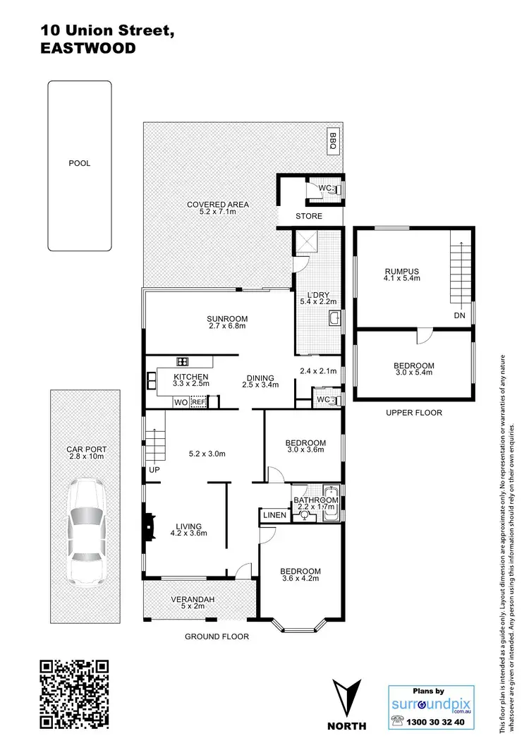 Floorplan of Homely house listing, 10 UNION STREET, Eastwood NSW 2122