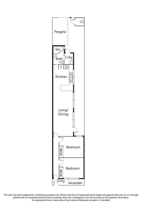 Floorplan of Homely house listing, 132 Graham Street, Port Melbourne VIC 3207