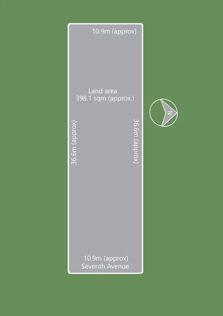 Floorplan of Homely land listing, 152 Seventh Avenue, Rosebud VIC 3939