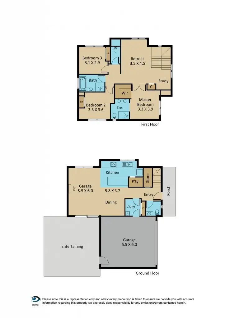 Floorplan of Homely house listing, 12 Gordes Street, Plumpton VIC 3335