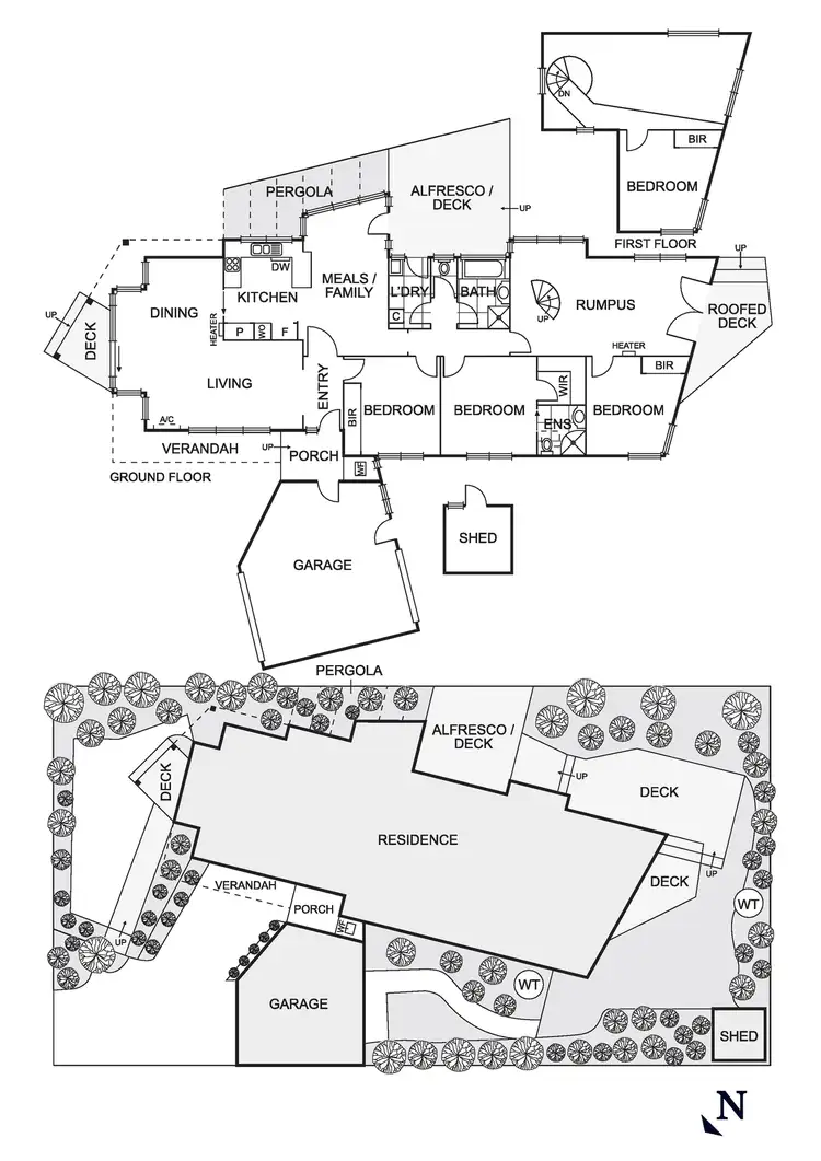 Floorplan of Homely house listing, 5 Cabernet Crescent, Bundoora VIC 3083