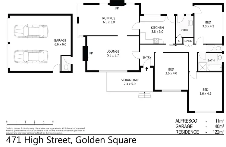 Floorplan of Homely house listing, 471 High Street, Golden Square VIC 3555