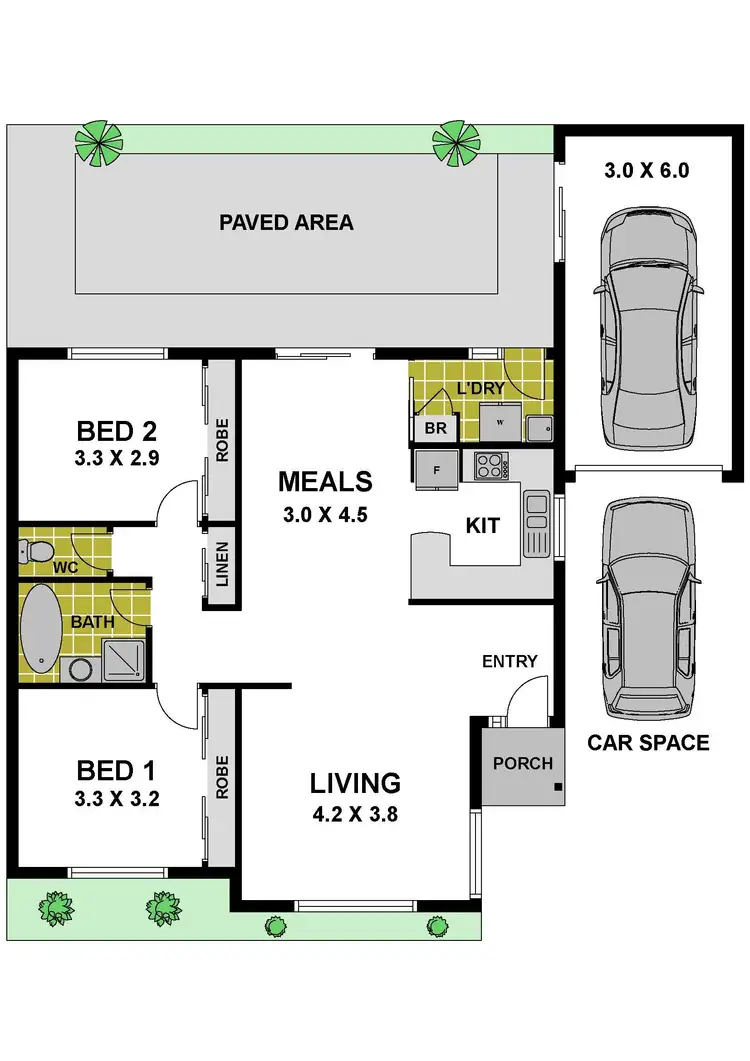 Floorplan of Homely house listing, 2/20 Waratah Avenue, Tullamarine VIC 3043