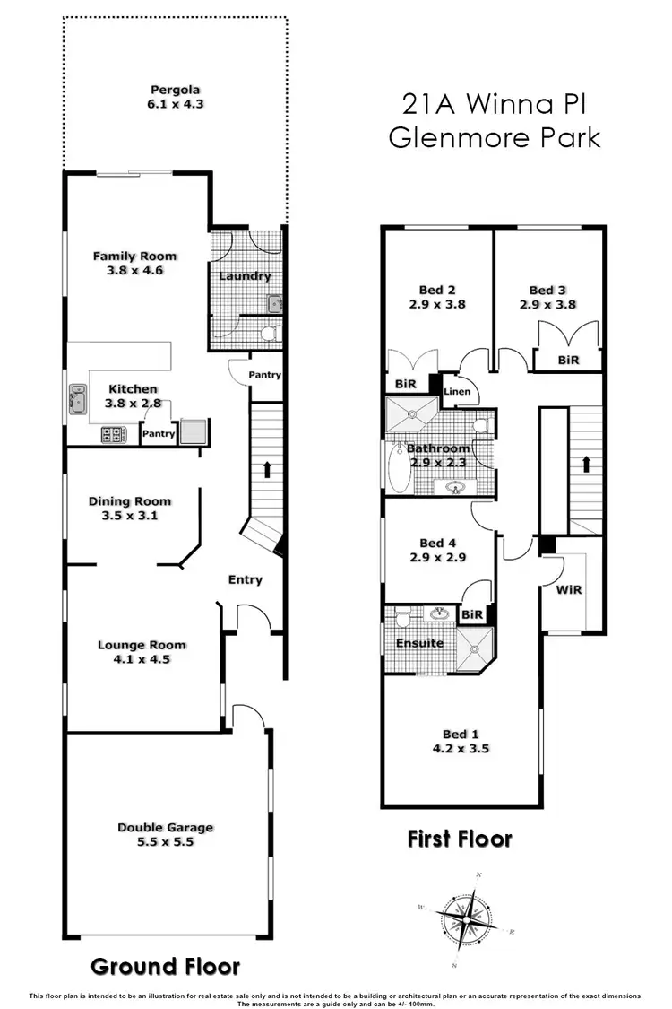 Floorplan of Homely house listing, 21a Winna Place, Glenmore Park NSW 2745