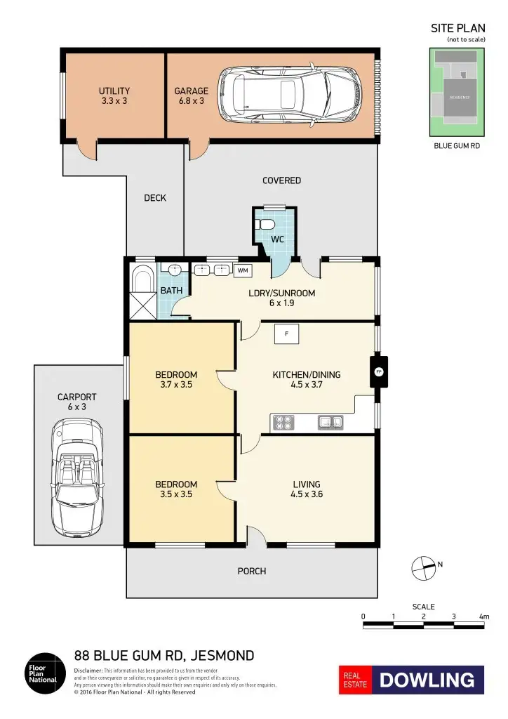 Floorplan of Homely house listing, 88 Bluegum Road, Jesmond NSW 2299