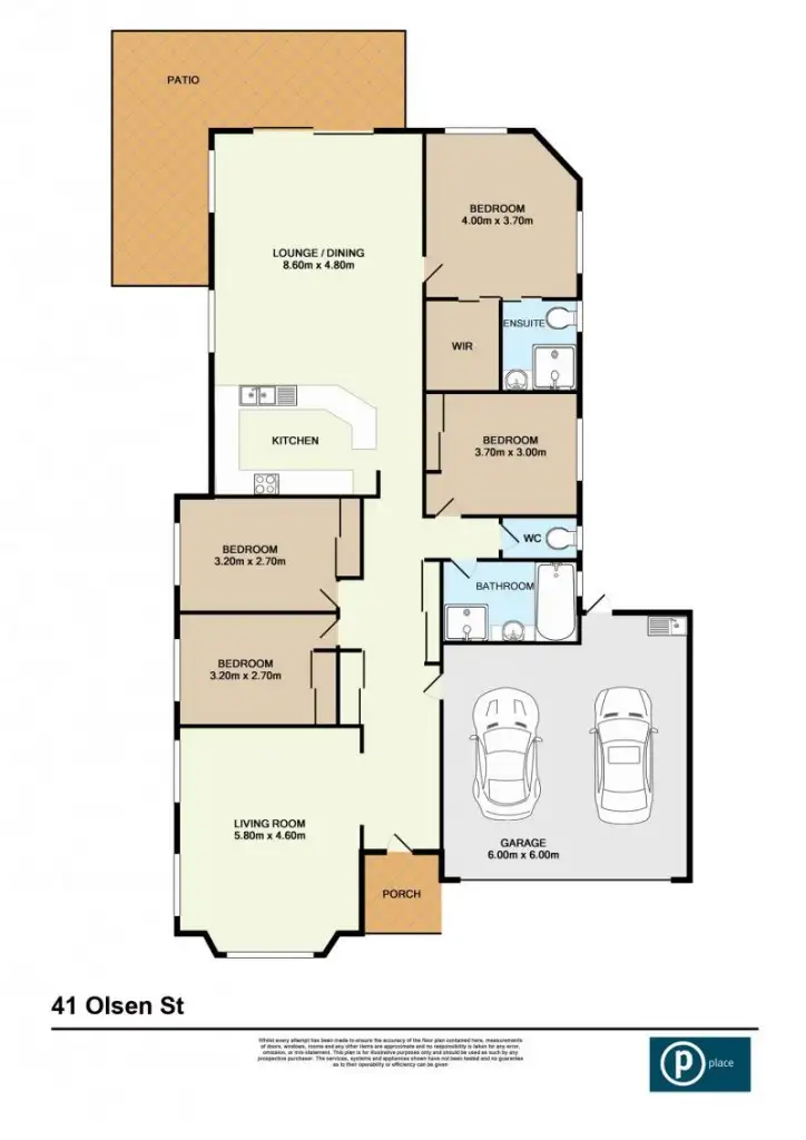 Floorplan of Homely house listing, 41 Olsen Crescent, Wakerley QLD 4154