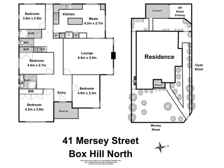 Floorplan of Homely house listing, 41 Mersey Street, Box Hill North VIC 3129
