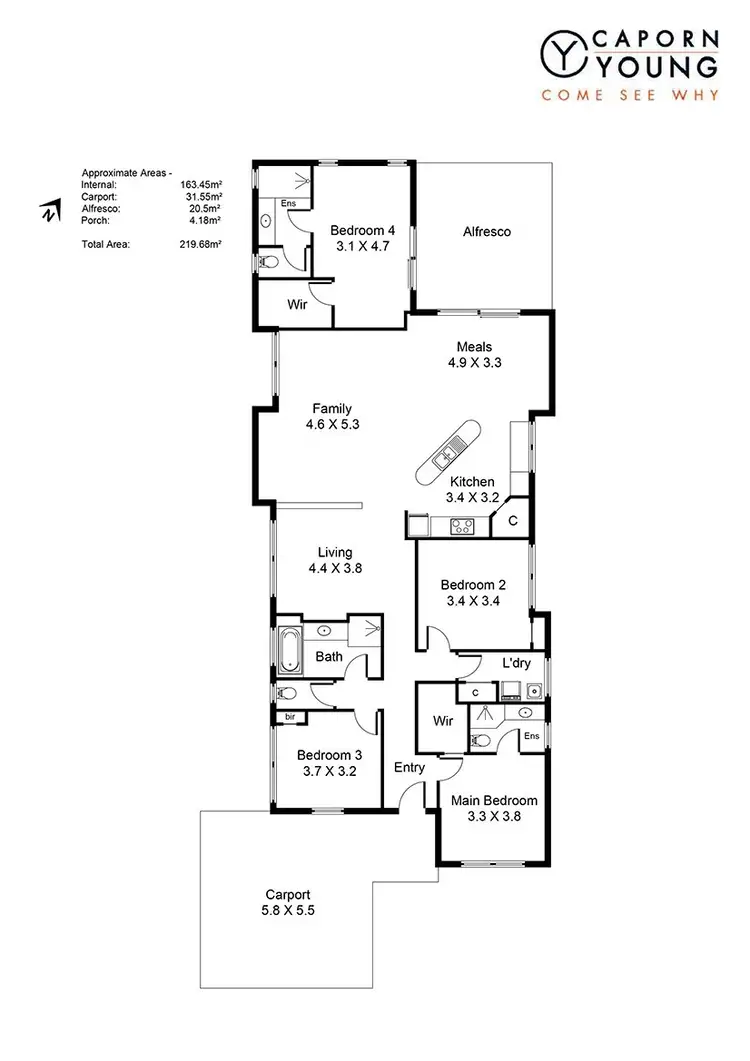 Floorplan of Homely house listing, 9 Cox Court, Willagee WA 6156