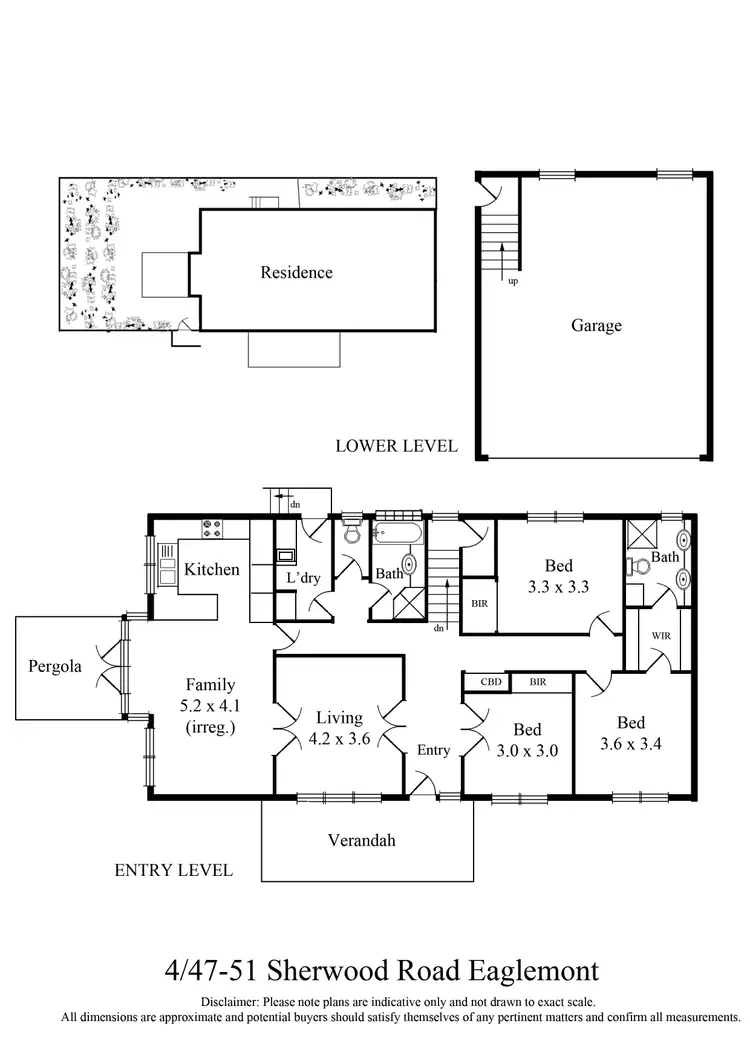 Floorplan of Homely townhouse listing, 4/47-51 Sherwood Road, Eaglemont VIC 3084