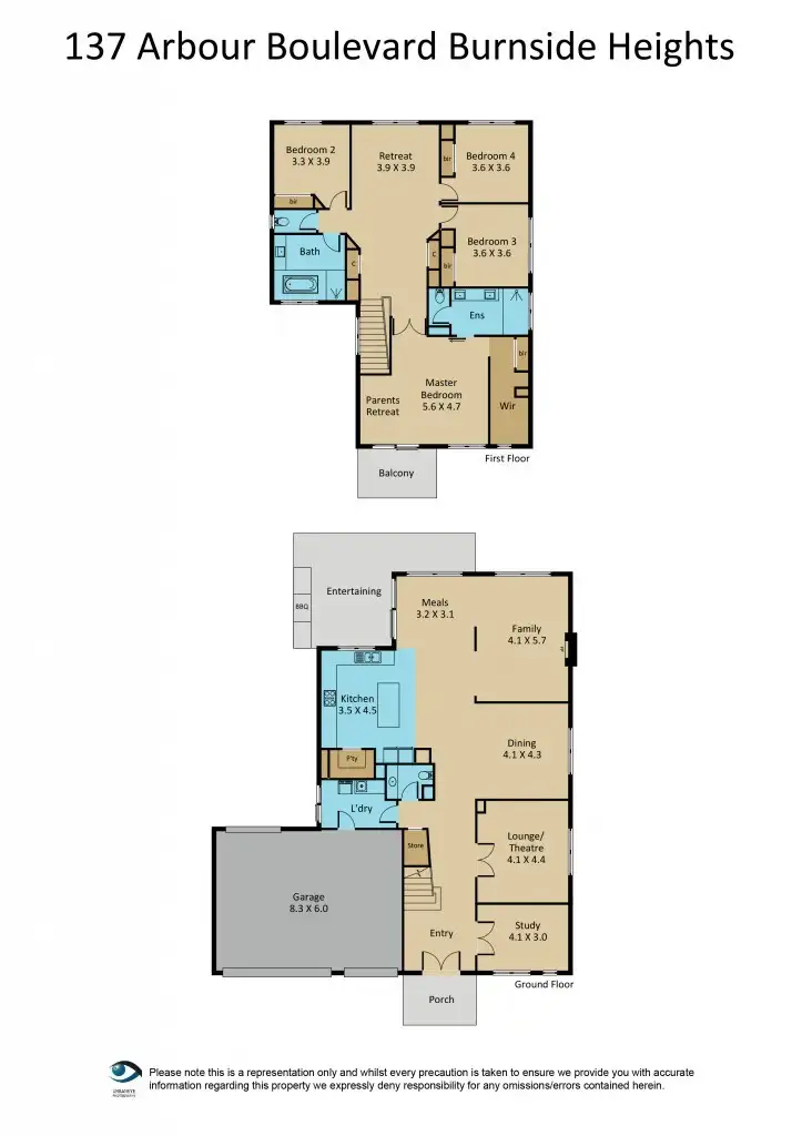 Floorplan of Homely house listing, 137 Arbour Boulevard, Burnside Heights VIC 3023