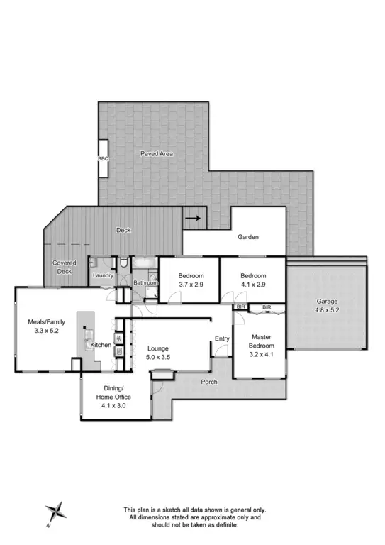 Floorplan of Homely house listing, 58 Orchard Drive, Croydon VIC 3136