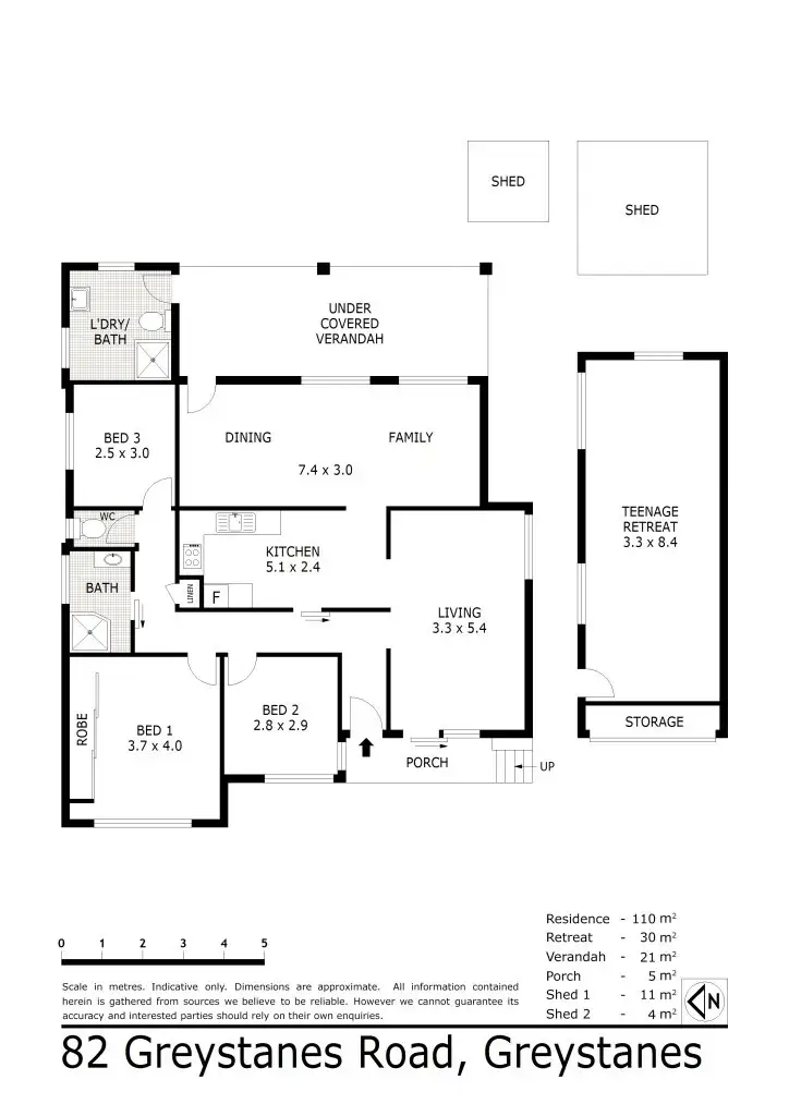 Floorplan of Homely house listing, 82 Greystanes Road, Greystanes NSW 2145