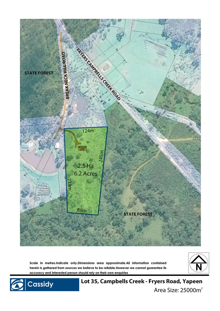 Floorplan of Homely land listing, Lot 35 Campbells Creek-Fryers Road, Yapeen VIC 3451