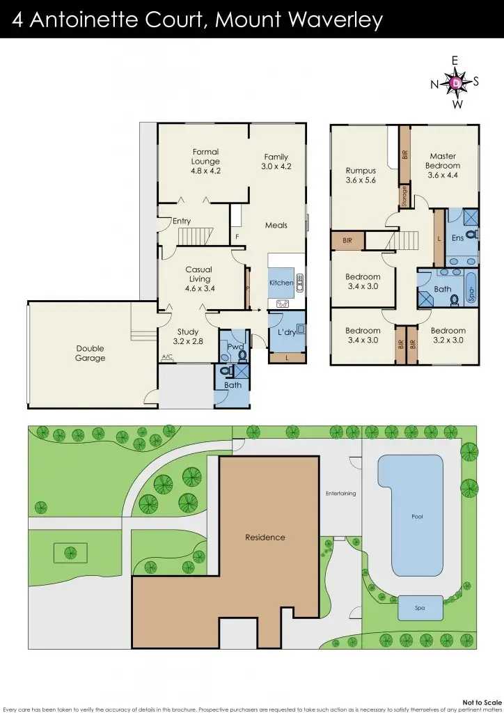 Floorplan of Homely house listing, 4 Antoinette Court, Mount Waverley VIC 3149