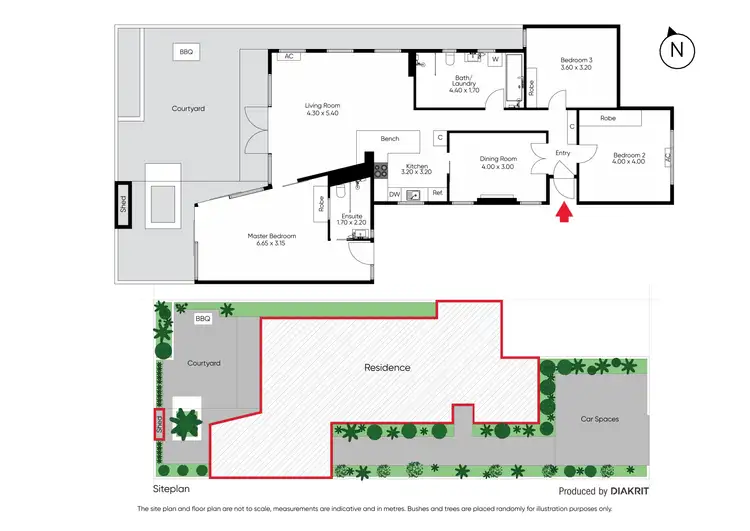 Floorplan of Homely semi-detached listing, 5 Sussex Road, Caulfield South VIC 3162