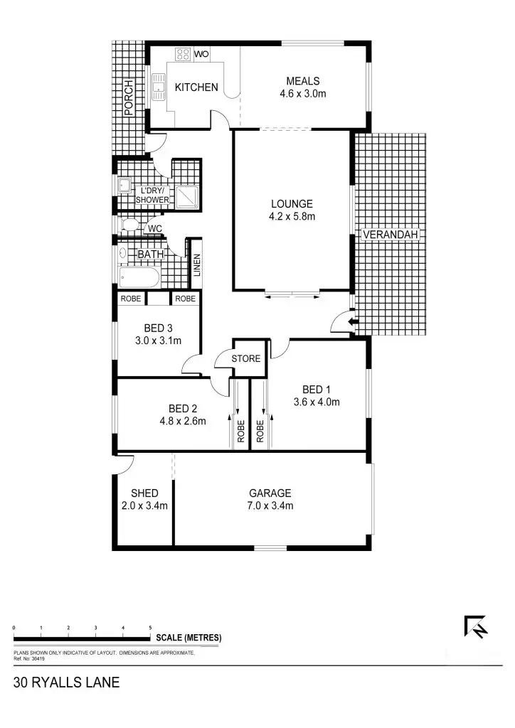 Floorplan of Homely house listing, 30 Ryalls Lane, Strathfieldsaye VIC 3551