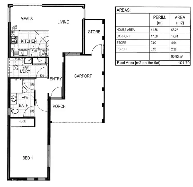Floorplan of Homely villa listing, 23a Howell Vista, Beaconsfield WA 6162
