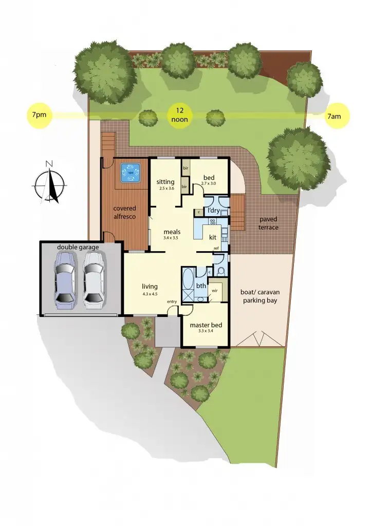 Floorplan of Homely unit listing, 17/93 Warrandyte Road, Langwarrin VIC 3910