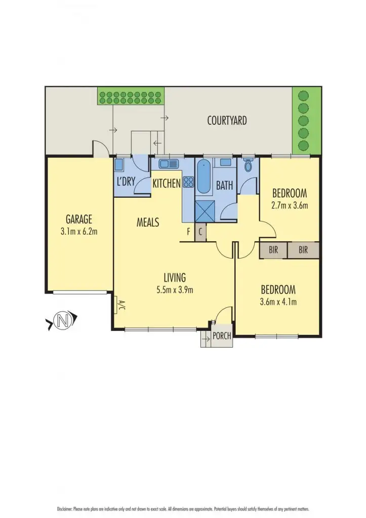 Floorplan of Homely unit listing, 2/109 Albion Road, Box Hill VIC 3128