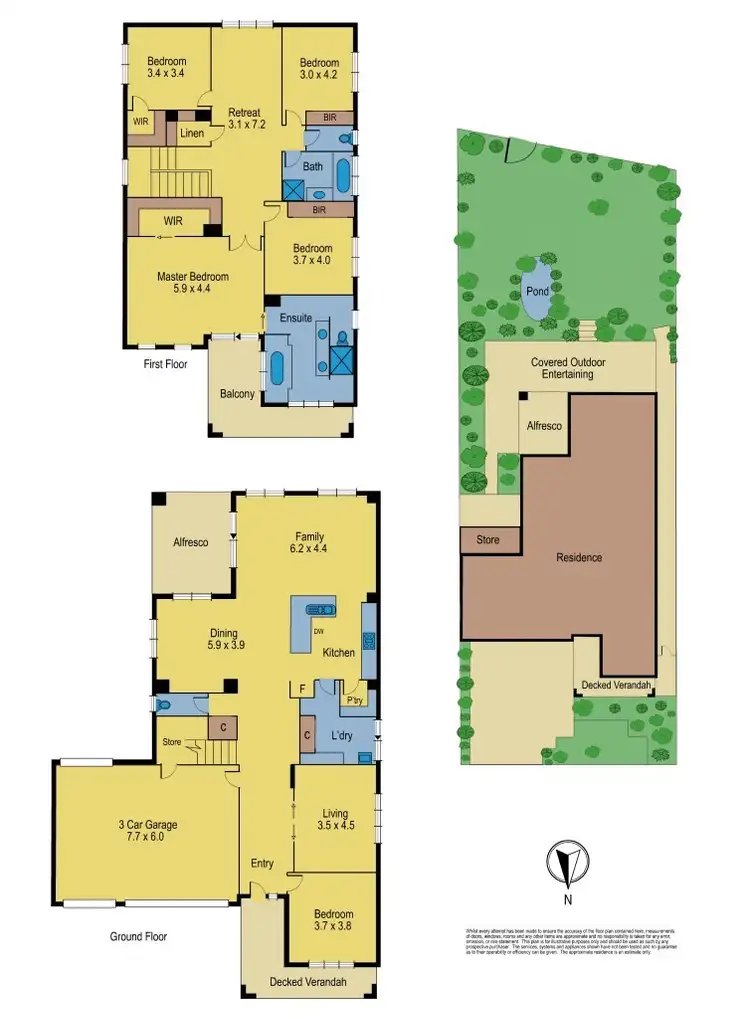 Floorplan of Homely house listing, 59 Pinnacle Views, Doreen VIC 3754