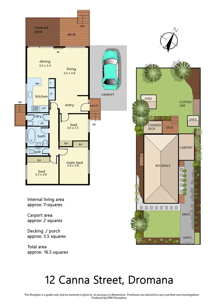 Floorplan of Homely house listing, 12 Canna Street, Dromana VIC 3936