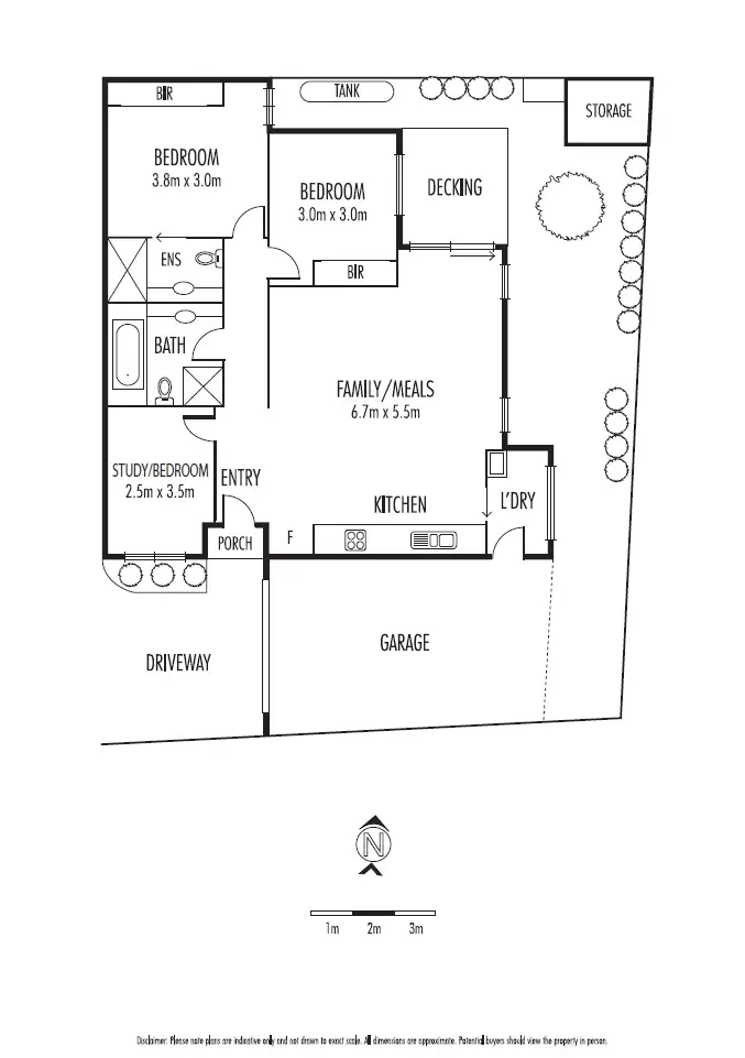 Floorplan of Homely unit listing, 3/16 Stanley Street, Altona VIC 3018