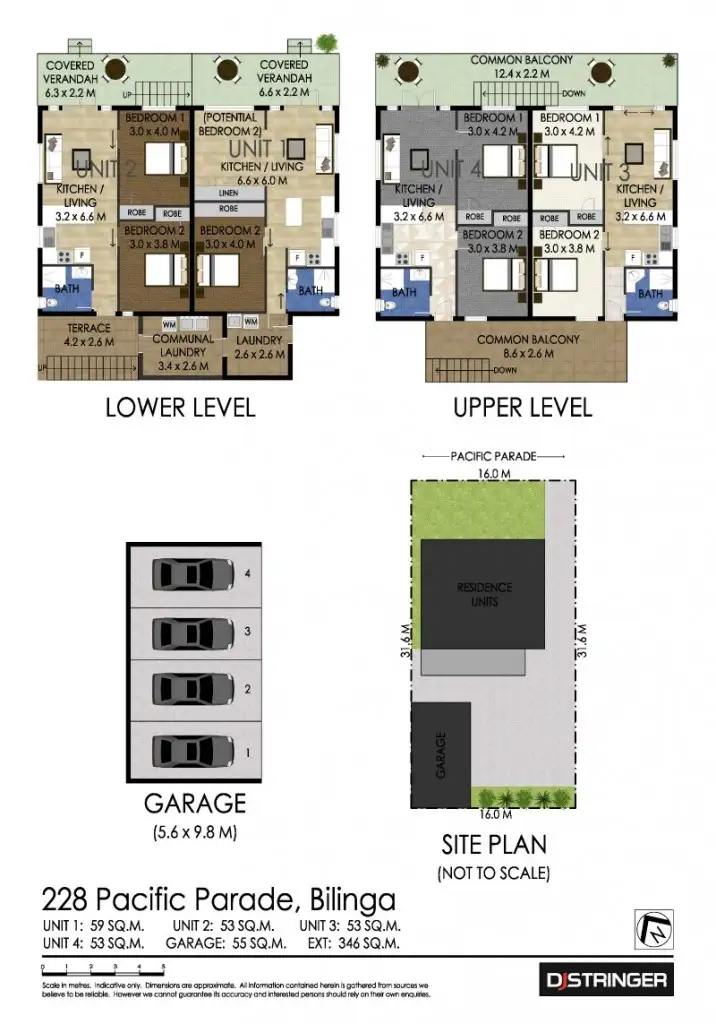 Floorplan of Homely block of units listing, 228 Pacific Parade, Bilinga QLD 4225
