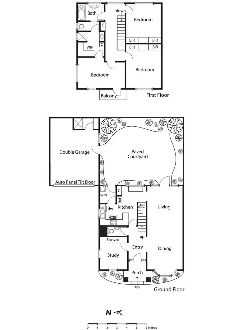Floorplan of Homely townhouse listing, 1/74 Victoria Street, Sandringham VIC 3191