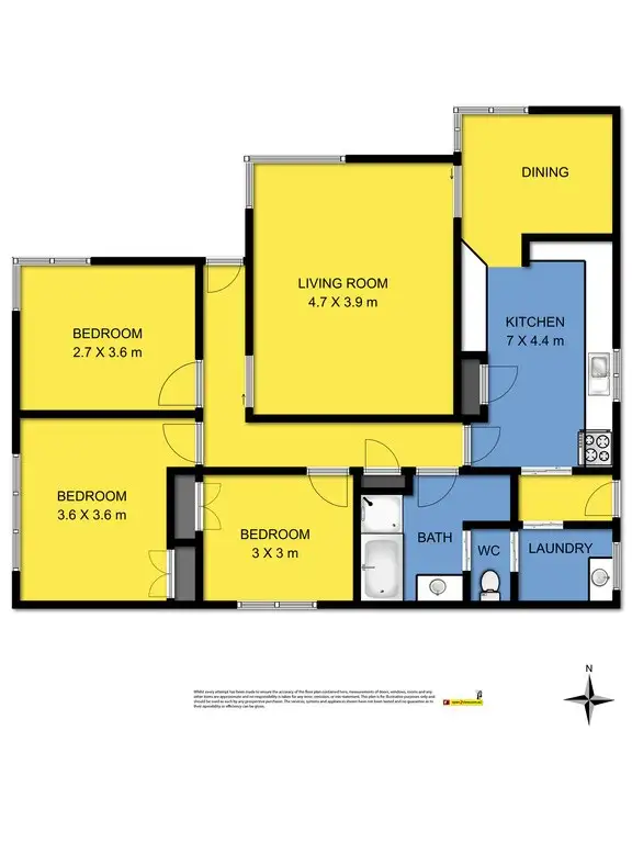 Floorplan of Homely house listing, 8 Carr Street, Colac VIC 3250