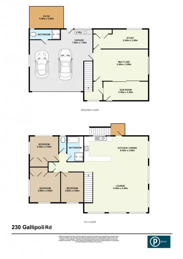 Floorplan of Homely house listing, 230 Gallipoli Road, Carina Heights QLD 4152