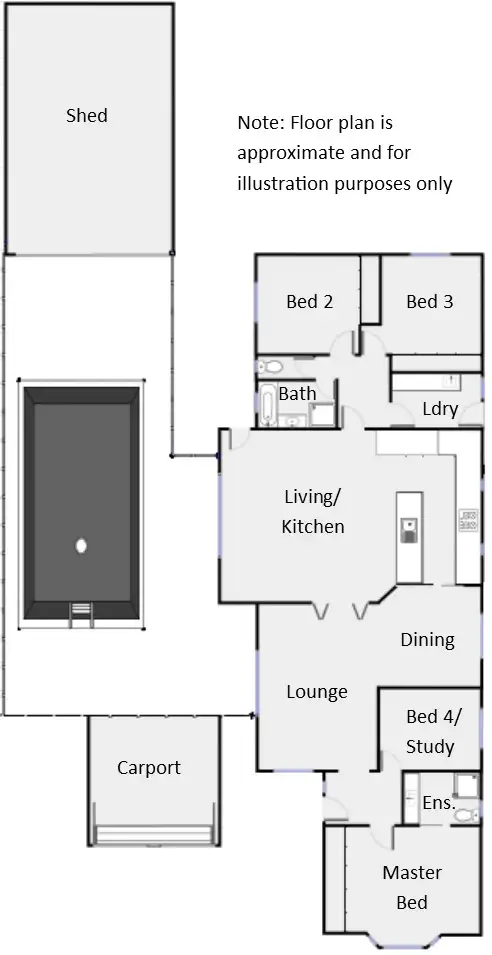 Floorplan of Homely house listing, 260 Twelfth Street, Mildura VIC 3500