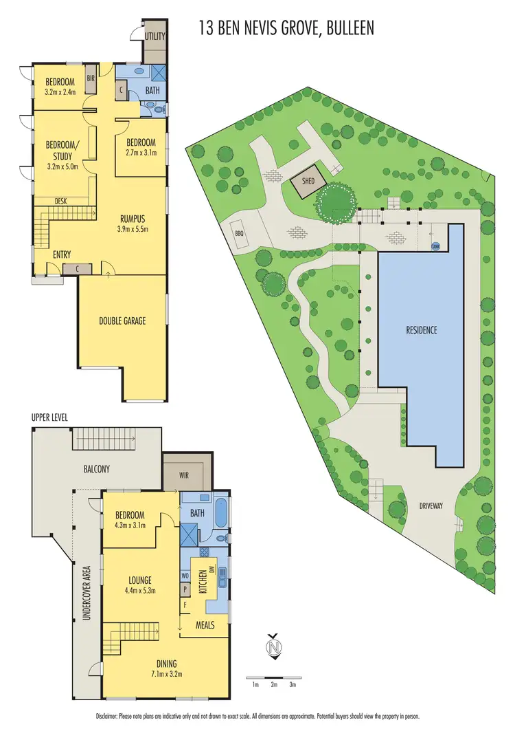 Floorplan of Homely house listing, 13 Ben Nevis Grove, Bulleen VIC 3105