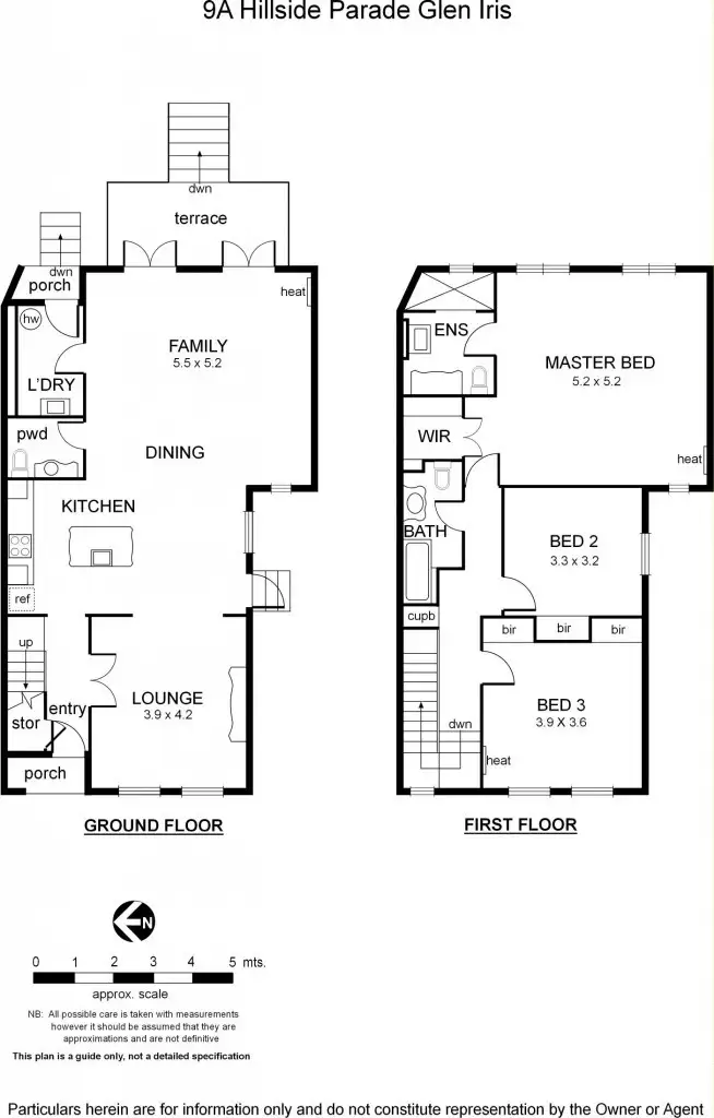Floorplan of Homely house listing, 9A Hillside Parade, Glen Iris VIC 3146