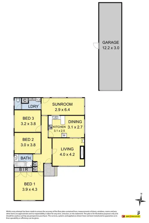 Floorplan of Homely house listing, 26 Dunedin Street, Maidstone VIC 3012